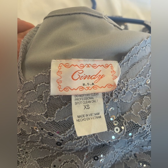 Gown Dress with rhinestones - Picture 6 of 7